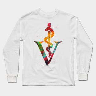 Veterinary Symbol Long Sleeve T-Shirt